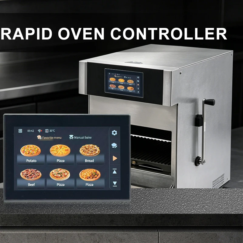 Smart 7 Inch Capacitive Screen Rapid Oven Temperature Controller MK6L60 Control Board for Convection Baking Equipment