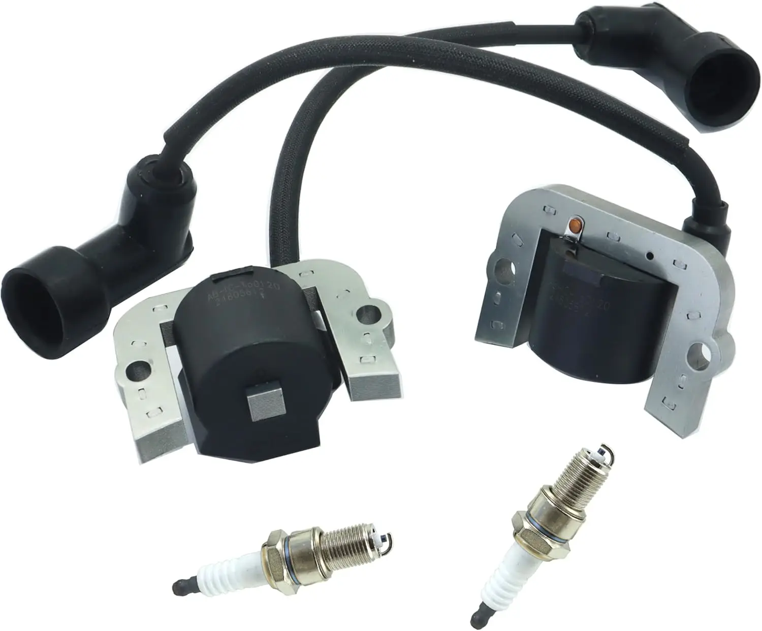 2 Pack of 139-0720 136-7883 Ignition Coil Module Compatible with Toro TimeCutter Exmark Series Riding Lawn Mowers with Spark plu