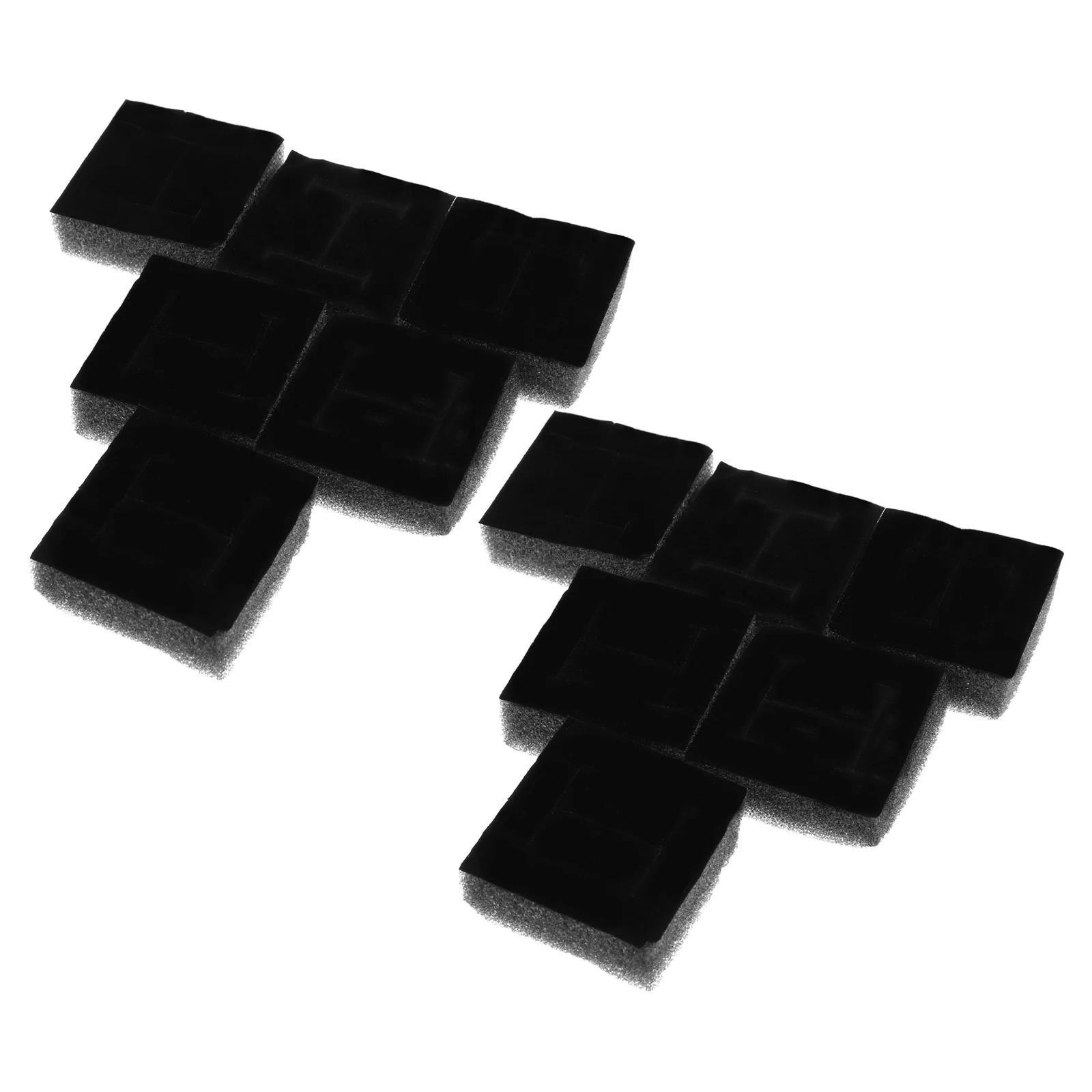 

Cuttable Jewelry Foam Inserts Box Lining Sponge Pads Display Black Jewellery Liner