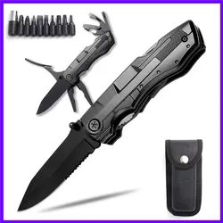 Outdoor Multi Tool Pocket Knife Survival Camping Folding Knife Plier Screwdriver Hand Tool Climb Hiking Car Emergency Tool