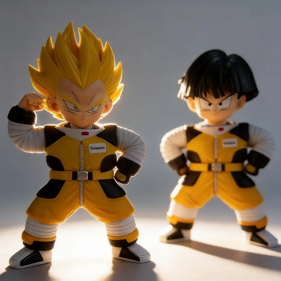 

Коллекционная фигурка Dragon Ball Q-версия: Сон Гоку и Вегета в костюмах Намек, аниме-декор для рабочего стола, подарок-украшение