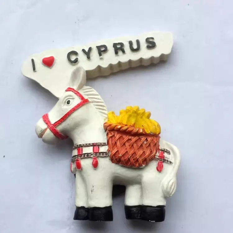 Cyprus Polar Bear travel souvenirs Refrigerator stickers Magnets Gifts Handicrafts Home decor