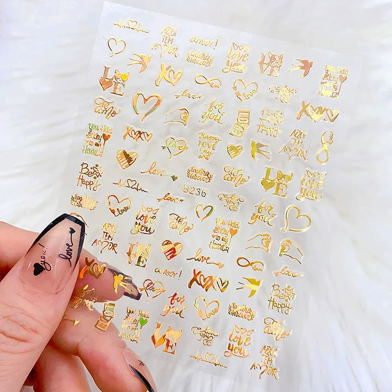 

Аксессуары для дизайна ногтей водостойкие 10*8 см художественные наклейки материалы для ногтей 3d наклейки нелегко уронить наклейки для ногтей