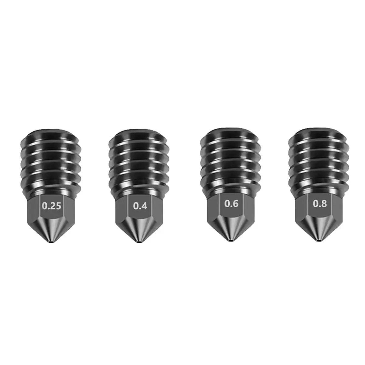 A75K Upgrade Ceramic Hotend for Adventurer 5M/ 5M Pro Extruder Kit with 0.25/0.4/0.6/0.8MM Hardened Steel Nozzle