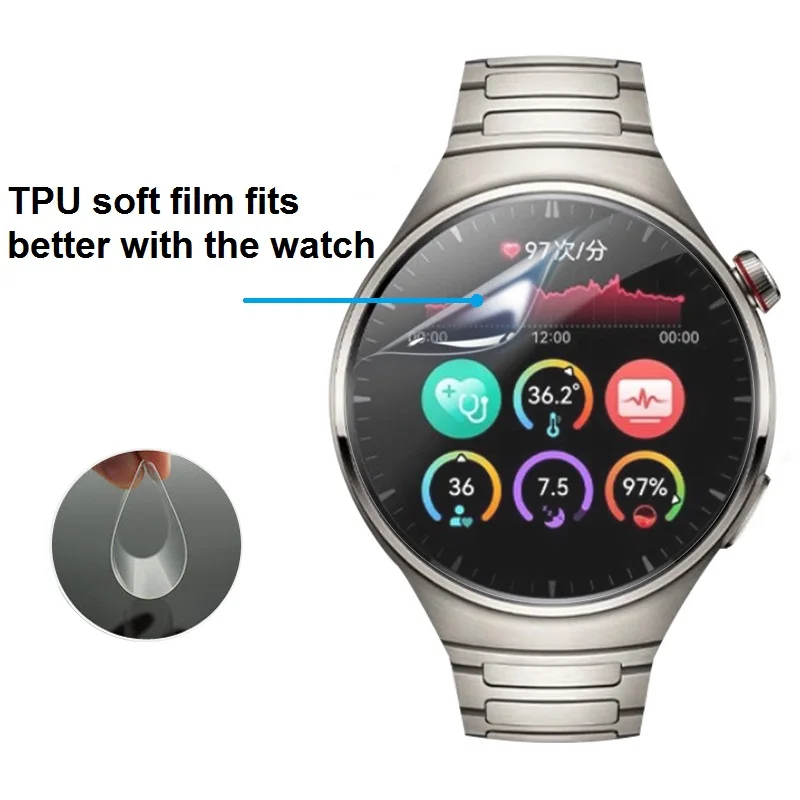 Protective Film For Huawei Watch 4 Pro Clear Guard For Huawei GT 4 41mm GT 2 3 46mm 42 Scratch Proof Screen Protector not glass