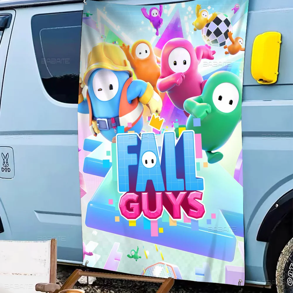 F-Fall Game G-Guys Large Size Flags Printing Patterns Interesting Birthday Party Decorations Banner