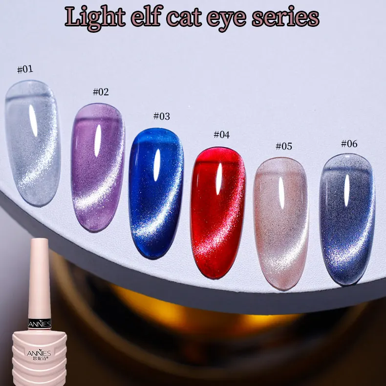 

10ml Blue Crystal Cat Magnetic Gel Nail Polish Sumer Colored Ultra Shine Soak Off UV Gel Nail Art Varnish Salon