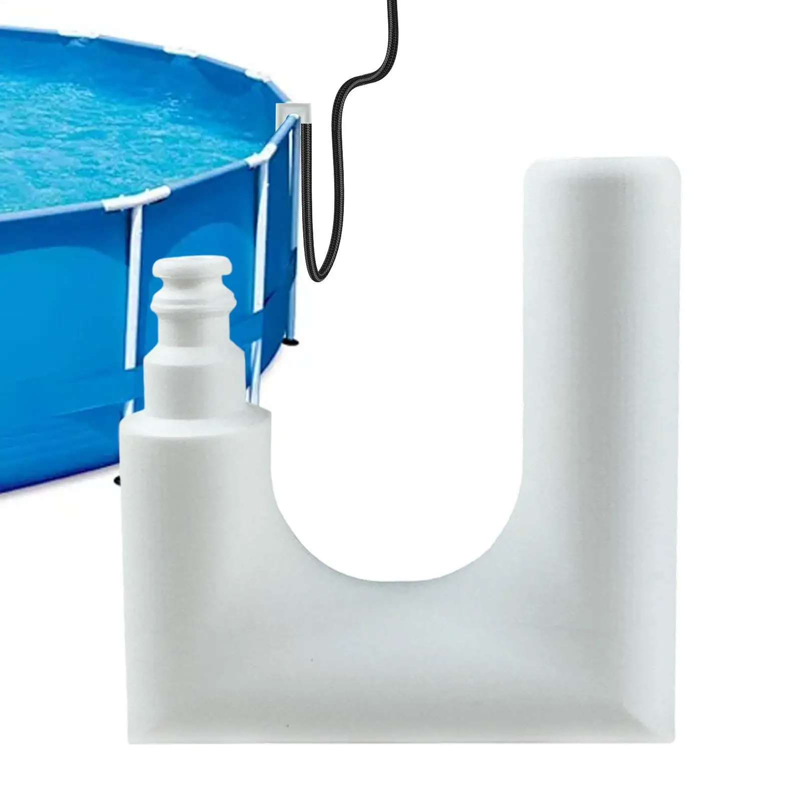 

Pool Hose Holder Leak-proof Tube Bracket Ergonomic Grip Pool Water Filling Hose Hook For Indoor Outdoor Garden Farm Beach Party