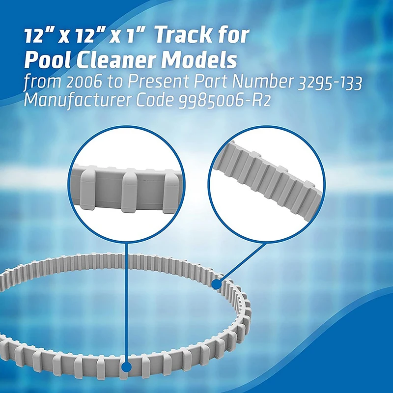 1Pcs Gray Pool Cleaner Timing Track For Pool Cleaner Models For Deluxe 4 5 Underwater Robot Transmission Belt Part 9985006-R2