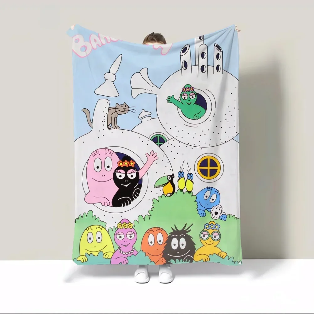 

Les BarbapPS, постельное белье из микрофибры, одеяло для дивана, роскошное одеяло для диванов, одеяла на заказ, пушистые клетчатые одеяла до колена и