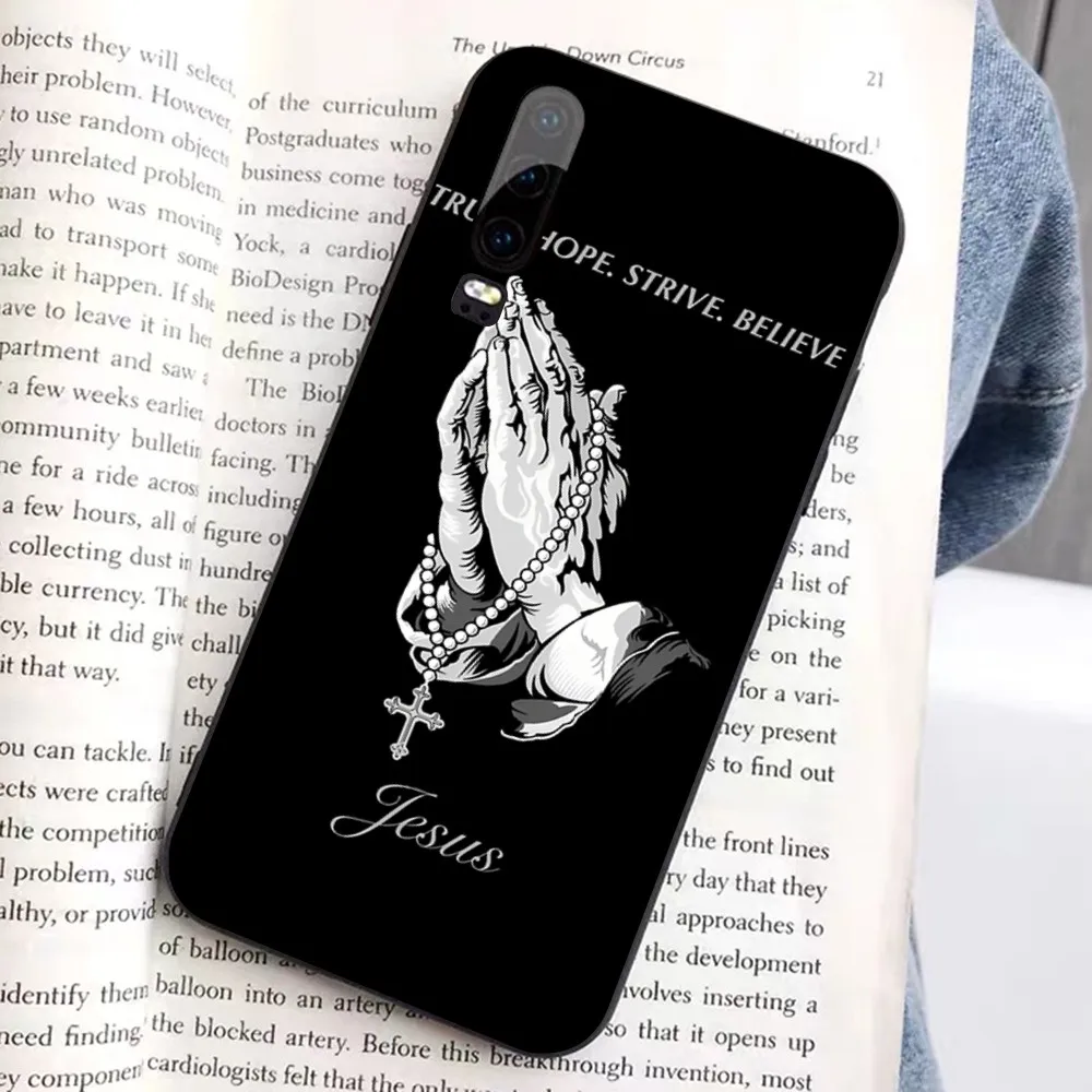 Verse Of The Christian Bible Jesus Phone Case For Huawei Honor 10 lite 9 20 7A 9X 30 50 60 70 pro plus Soft Silicone Cover