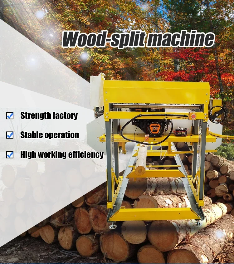 Best TTY-15 Hydraulic Log Splitter Automatic Loading Super Split Log Splitter for Sale Firewood Processor