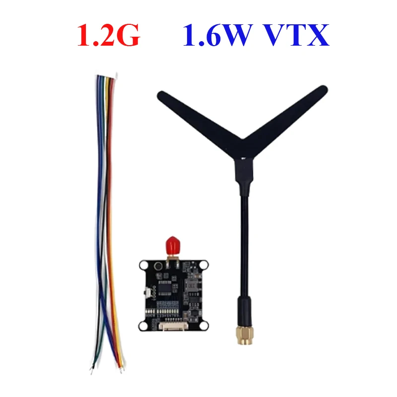 

FPV Images Transmission Board 1.2GHZ 1.3GHZ VTX-1G3SE 1600mW VTX with Antenna Cable Dropship for Long Range FPV Drone Parts