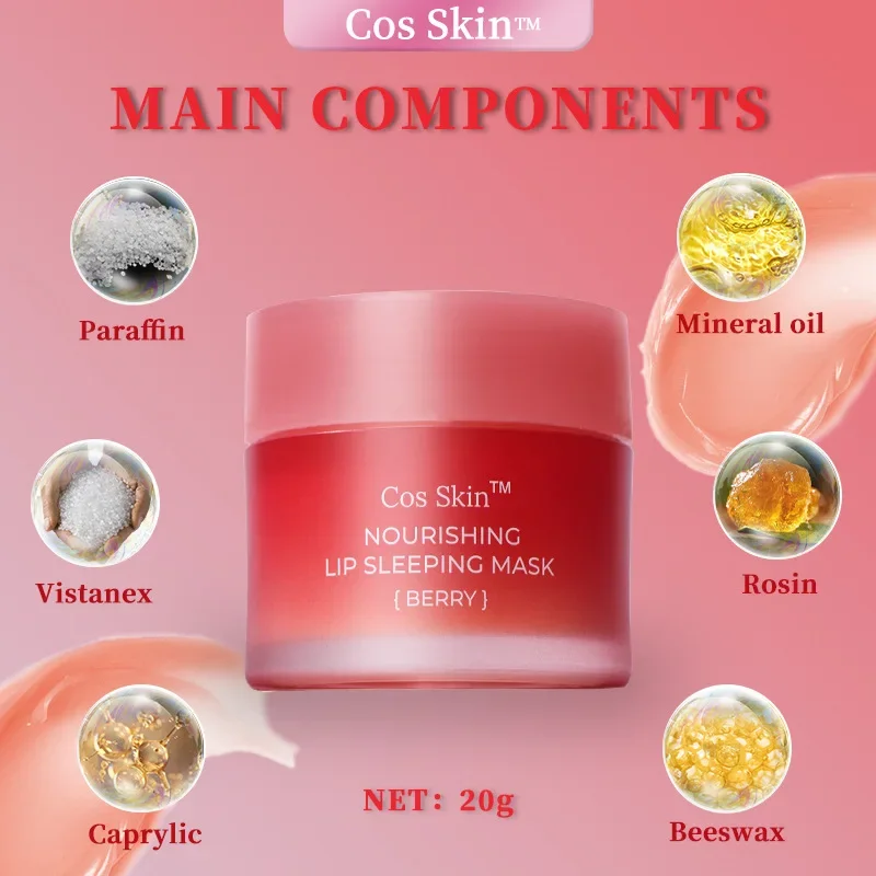 NOURISHING Lip Masks Hydrating Moisturizing Softening Dryness Cracking Preventing Sleeping Mask for Lip Care