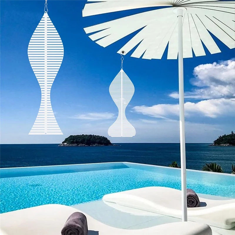 

AB15-Helix рыбий хвост сублимационная ветровая блесна двухсторонняя 3D рыбий хвост алюминиевая металлическая ветровая скульптура садовые украшения B