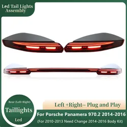 Car Rear Lights For Porsche Panamera Tail Light 970 970.2 LED Taillight Upgrade New Styling Through-Tail Light Plug And Play