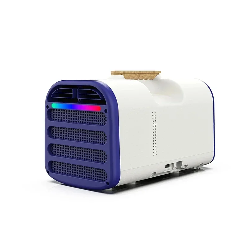 Climatiseur mobile portable pour tente extérieure, compresseur sans vidange, climatiseur indispensable, 1300W, 1500W