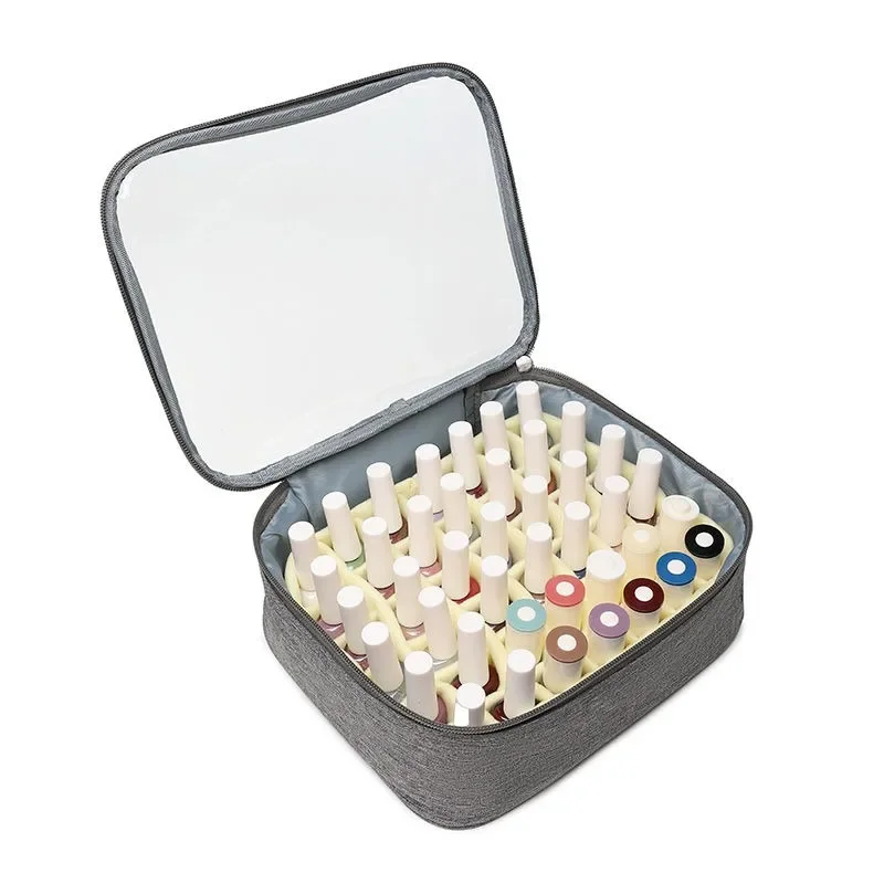84 bottles of large-capacity essential oil bag, nail polish storage bag.