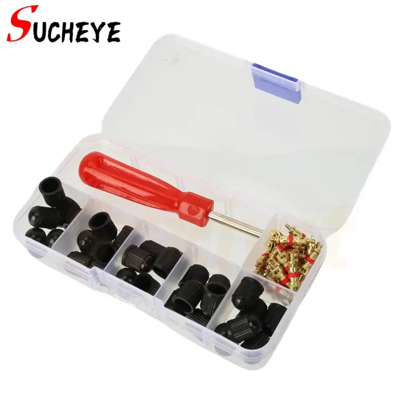 

New Car Bicycle Slotted Handle Tire Valve Stem Core Remover Screwdriver Tire Repair Install Tool Kit Auto Motorcycle Accessories