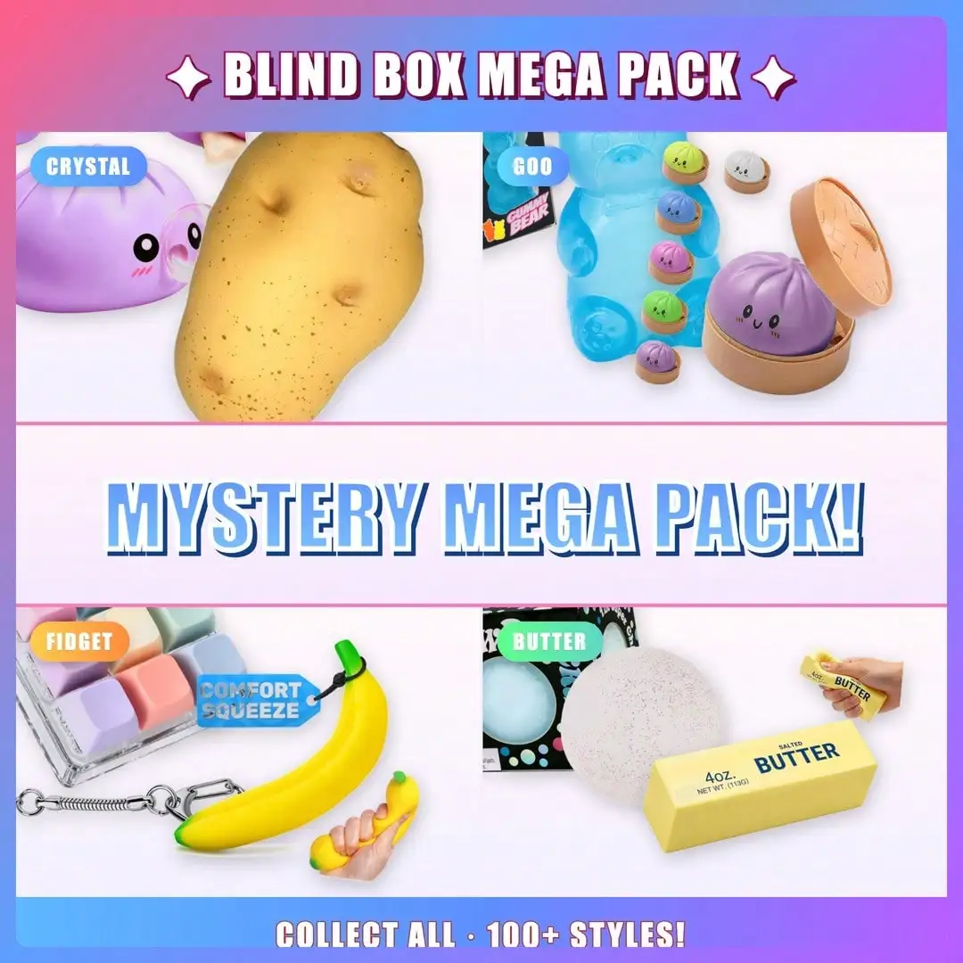Soft Cute Squishy Blind Box – 3 Independent Random Draws (Min. 2 Items, Up To 5 Possible) Fun Surprise Set view 3