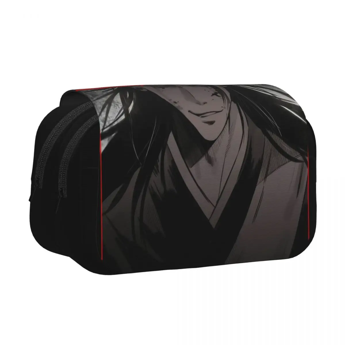 Double Clamshell Pen Case Jujutsus Kaisens Anime Pencilcases Pen for Student Bag Office Gifts Stationery