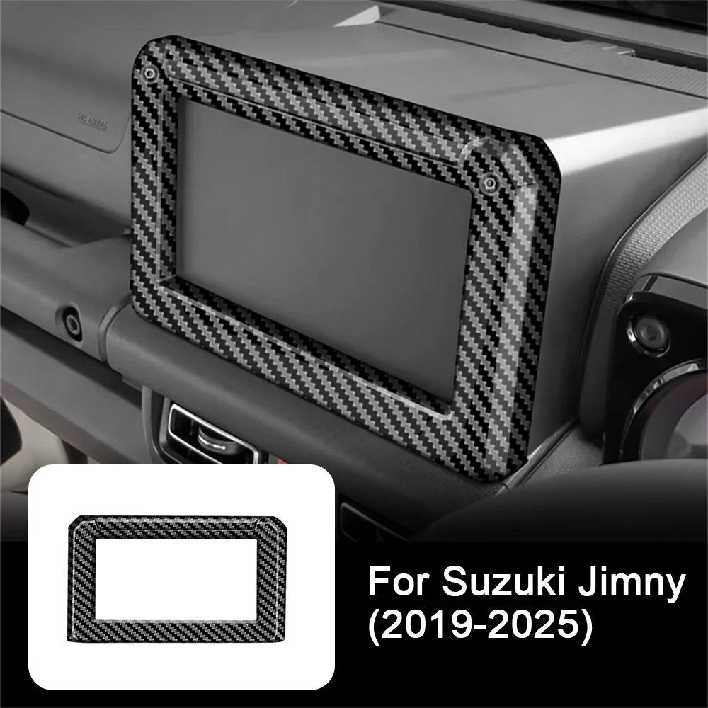 

Car GPS Navigation Screen Frame Protector For Suzuki Jimny 2019-2025 Center Console Central Control Panel Interior Accessories
