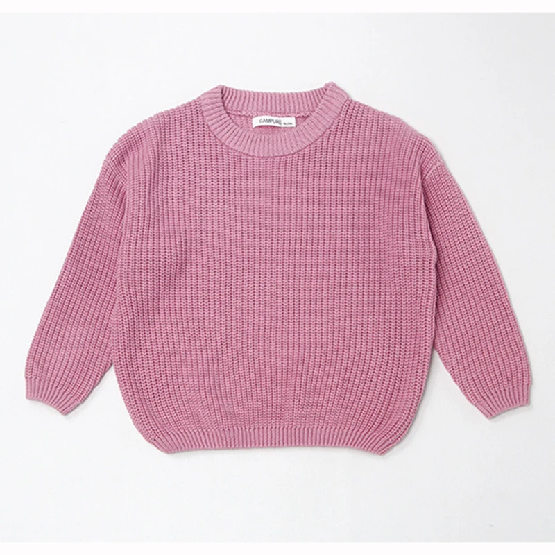 1-7Yrs Boys Knitted Pullover Baby Girls Soft Cotton Knitted Sweater Children\'s Tops Clothes New Kids Cashmere Pullover Sweaters