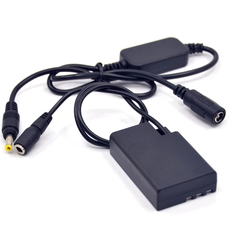 

12V-24V Step Down Cable D-LI109 Dummy Battery DC128 DC Coupler Supply for Pentax K-R K-2 K-30 K-50 Cameras