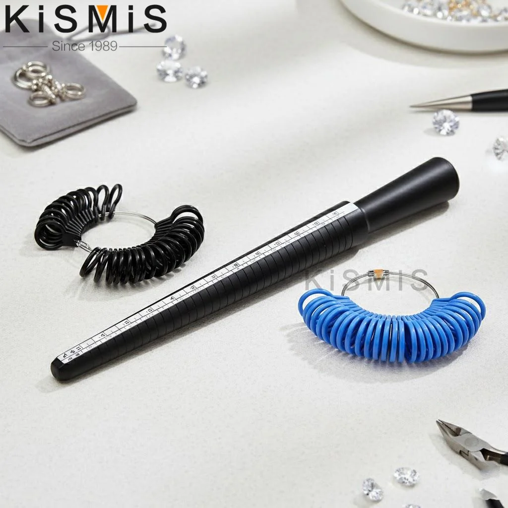 Plastic Jewelry Measurement Tool Ring Sizer Finger Gauge UK US Size DIY Jewelry Making Tool Set