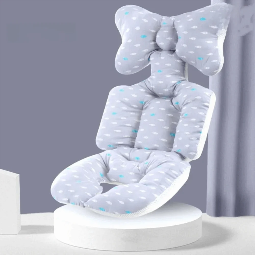 

Soft Baby Stroller Cushion Cartoon Printed Breathable Baby Pram Seat Mat Car Seat Comfortable Dining Chair Cotton Pad