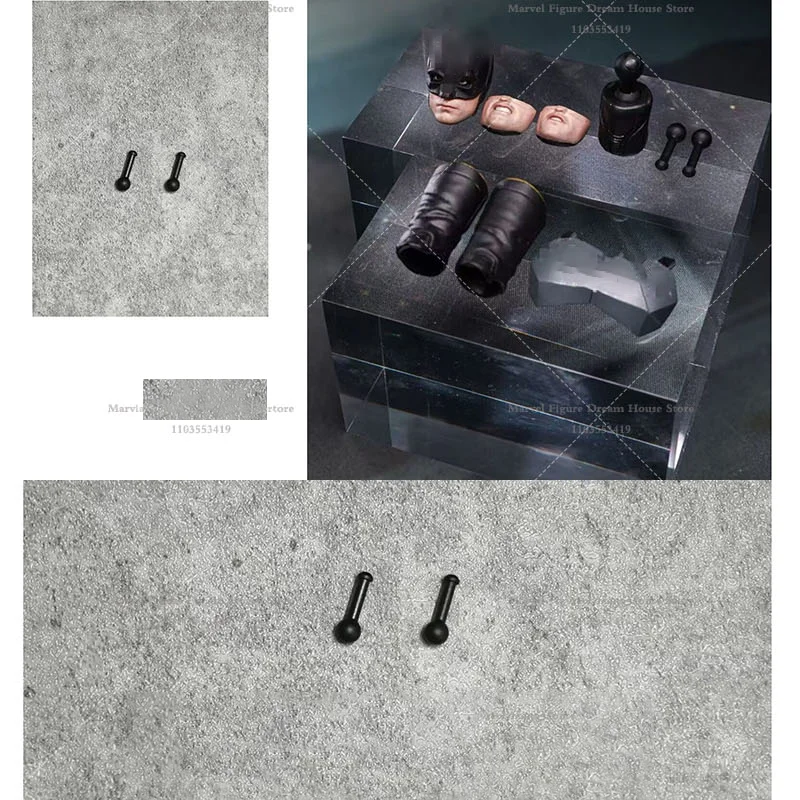 

1/12 Scale ‌Drifting Darkness Knight Bat Hero Interchangeable Doll Parts Male Accessory For mezco 6-inch Action Figure Soldier