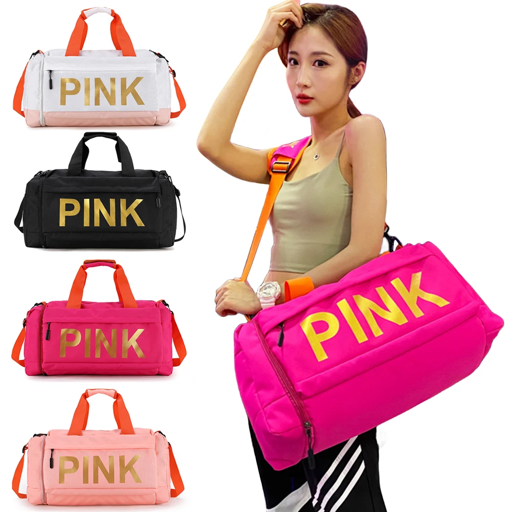 Gym Bag with Shoes Compartment and Adjustable Strap Sports Bag Overnight Bag for Women and Men for Travel Workout Sport