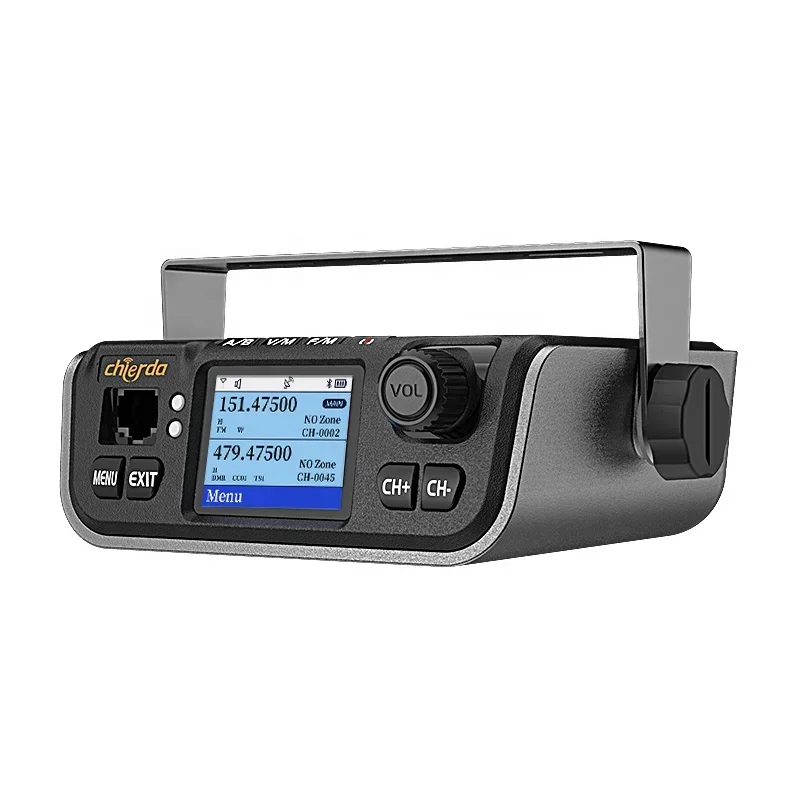 Stat M520D 20W FM GPS Digital Mobile Radio DTMF LCD Display Woki Tok iRechargeable DMR 2 Way Radio Sets for Car