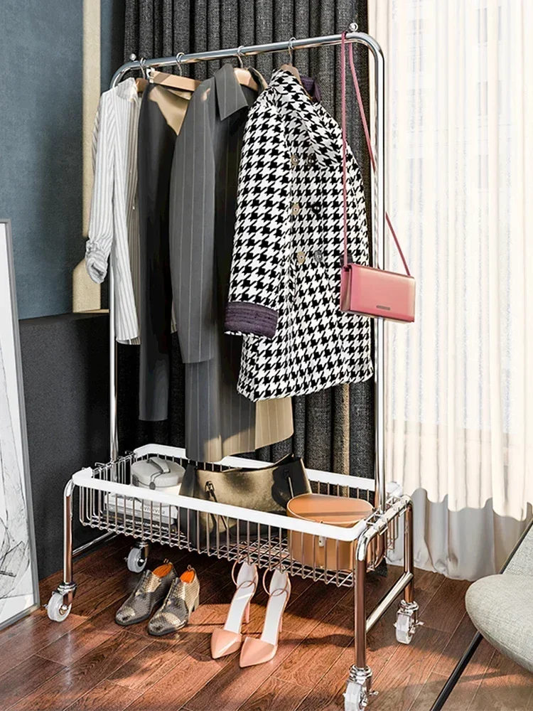 Clothes racks with storage cabinets, indoor household drying racks, and storage systems