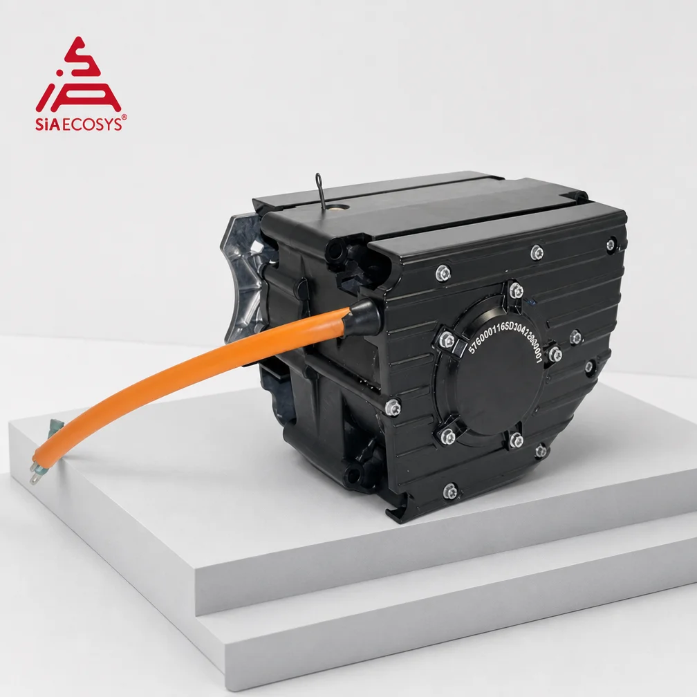 QSMOTOR QS165 V3 3500W 72V Mid Drive Motor with 1:2.35 Gearbox & Encoder PMSM for High Torque Electric Dirt Bike Motorcycle