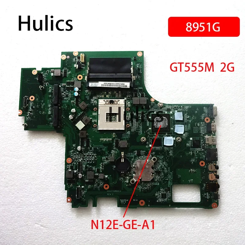 

Hulics использовали MBRJ206001 MB.RJ206.001 DA0ZYGMB8E0 для материнской платы ноутбука Acer Aspire 8951 8951G DDR3 GT555M 2GB N12E-GE-A1