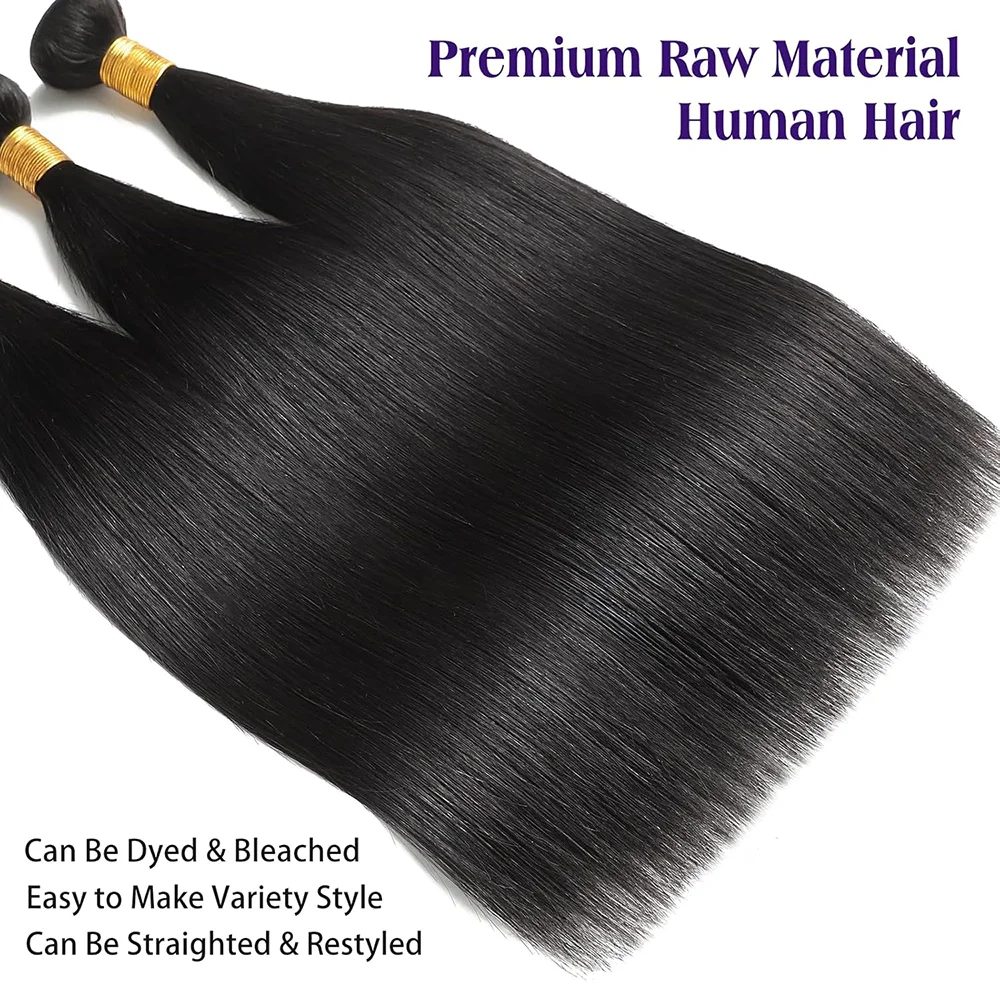 حزمة الشعر البشري اللون الطبيعي العظام مستقيم الهندي 100% الخام عذراء غير المجهزة 3/4 قطعة حزم ل وصلات شعر امرأة سوداء