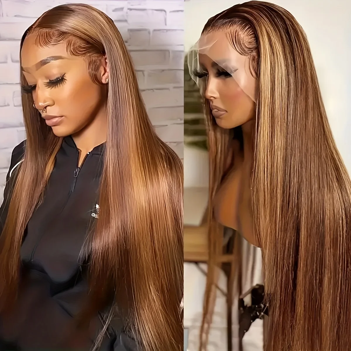 

13x6 Hd Lace Frontal Wig Highlight Wig Natural Hairline PrePlucked 30 Inch 13x4 Honey Blonde Straight Lace Front Wigs Human Hair