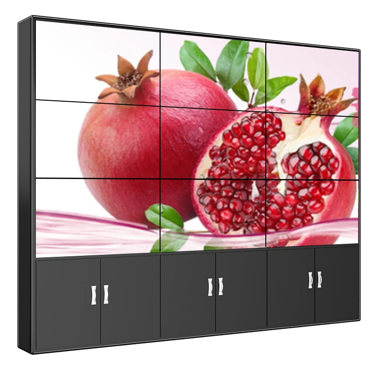 Wholesale 49 55 Inch Indoor Videowall Multi ultra Narrow Bezel Split Screen 4k Lcd Video Wall with Controller