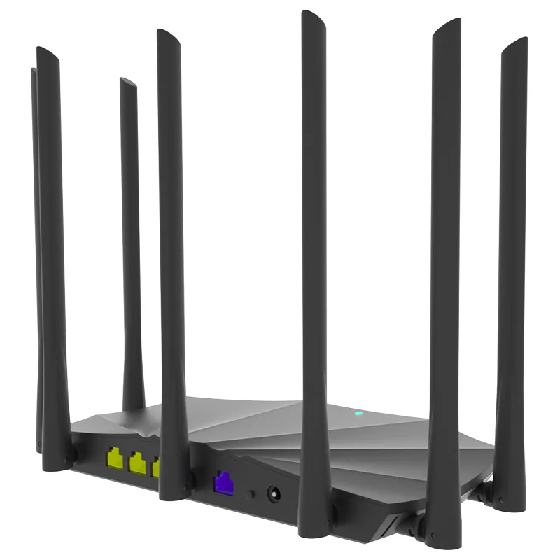 Tenda-router inalámbrico de doble banda AC23 AC2100, repetidor wifi de 2,4 Mbps con 7 antenas de alta ganancia más amplias, gigabit 2033 y 5G