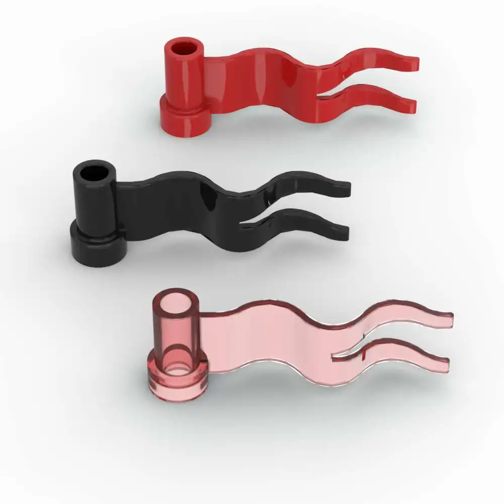 Moc 10 pçs bandeira 4x1 4495 bloco de construção kit casa castelo banner tijolos quebra-cabeça de partículas de alta tecnologia brinquedos educativos crianças presentes