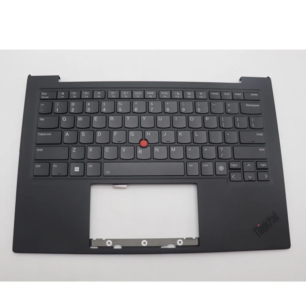 New Original for Lenovo ThinkPad X1 Carbon 12th Gen Palmrest cover US Backlight Keyboard WWAN Version 5M11N61162 5M11N61199