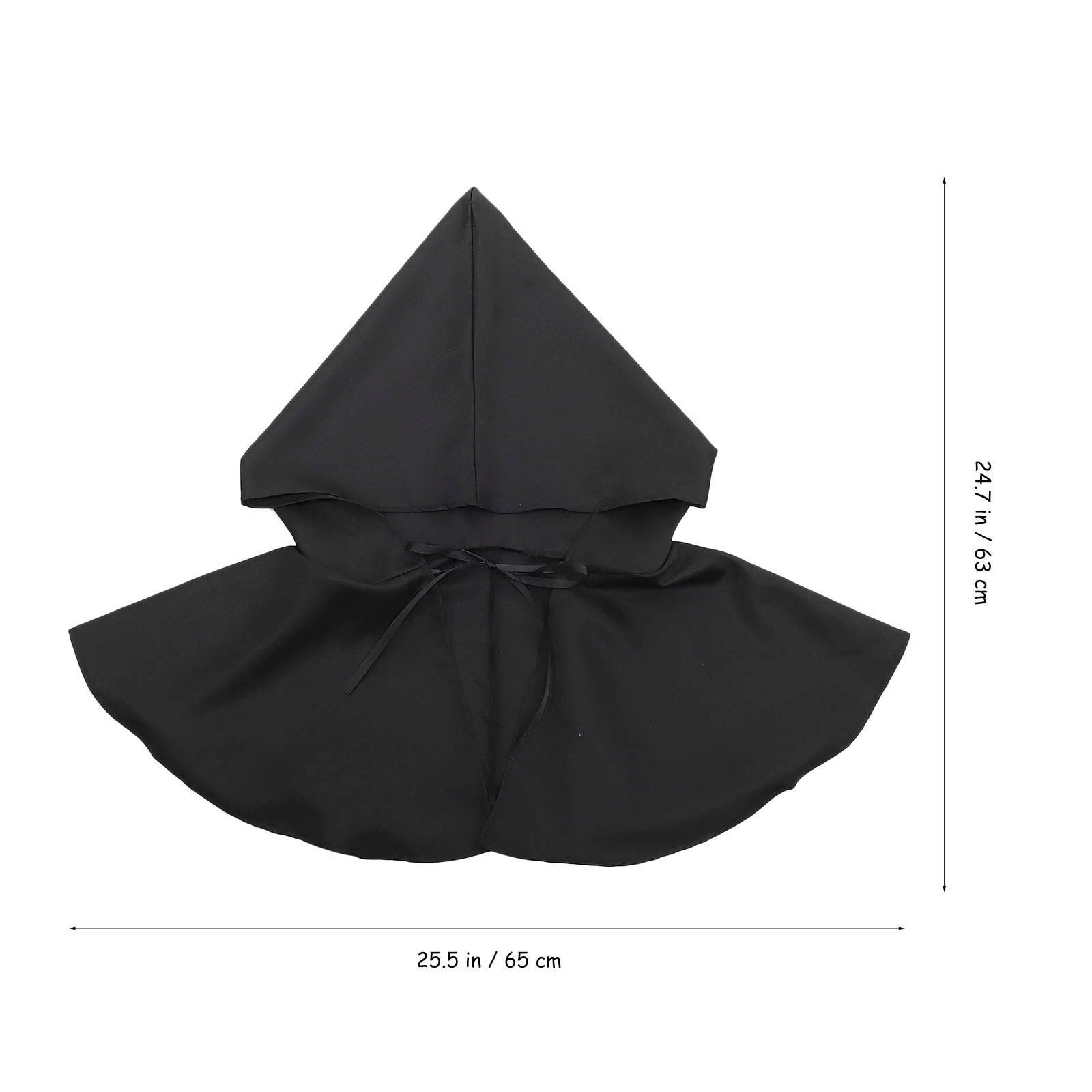 قبعة ساحرة بغطاء للرأس من العصور الوسطى لحفلات الهالوين التنكرية، إكسسوار مقاس واحد يناسب معظمها مقاومة للرياح وقابلة للتنفس وقابلة للغسل #6