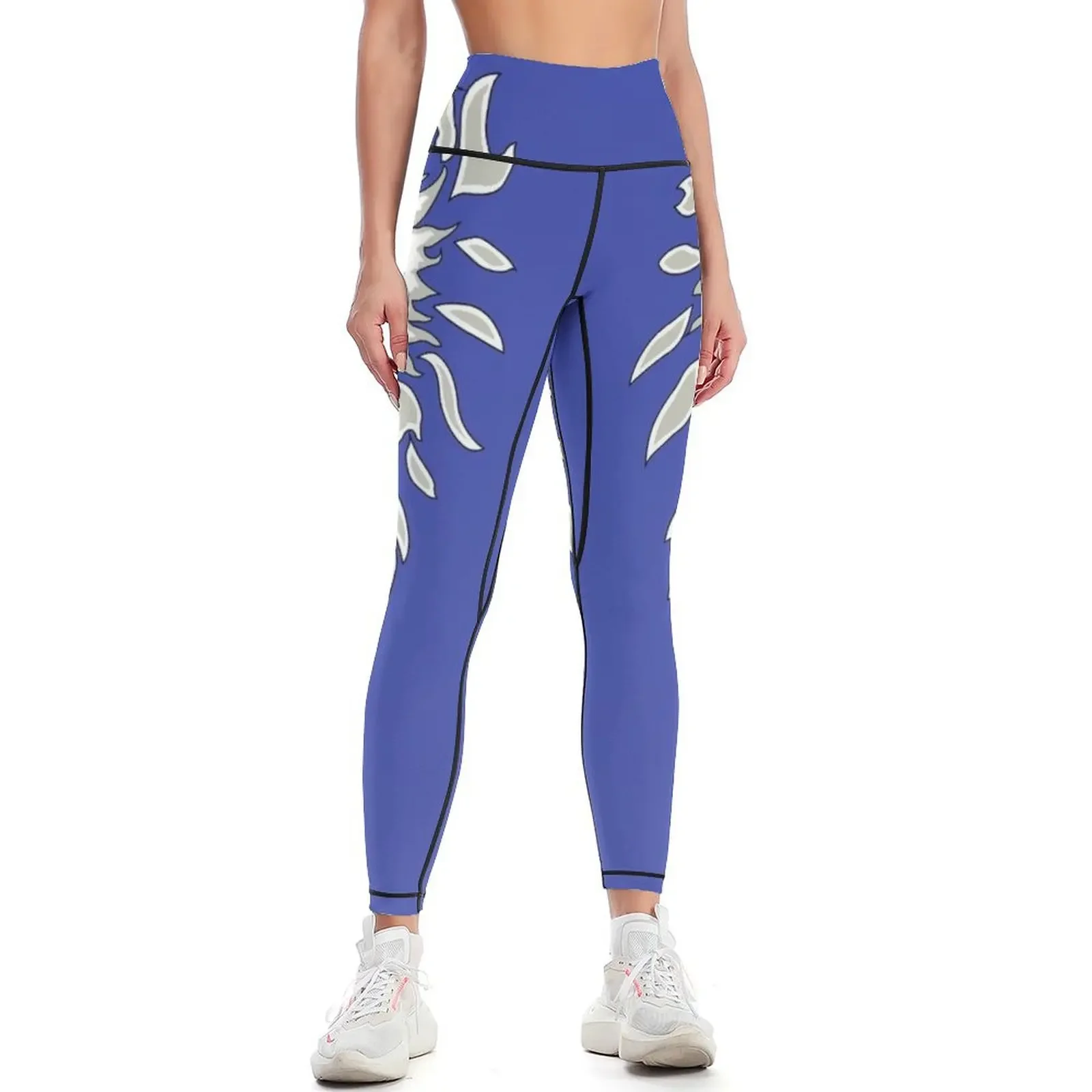 

Classic Edge Blue Leggings exercise clothing for Women's sports pants jogging pants sportswear gym Womens Leggings
