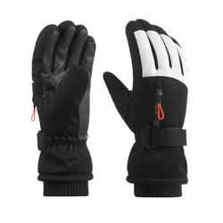 Winter Warm Skiing Gloves Men's and Women's Professional Warm Snow Gloves Waterproof Windproof Cycling Gloves Touch Screen