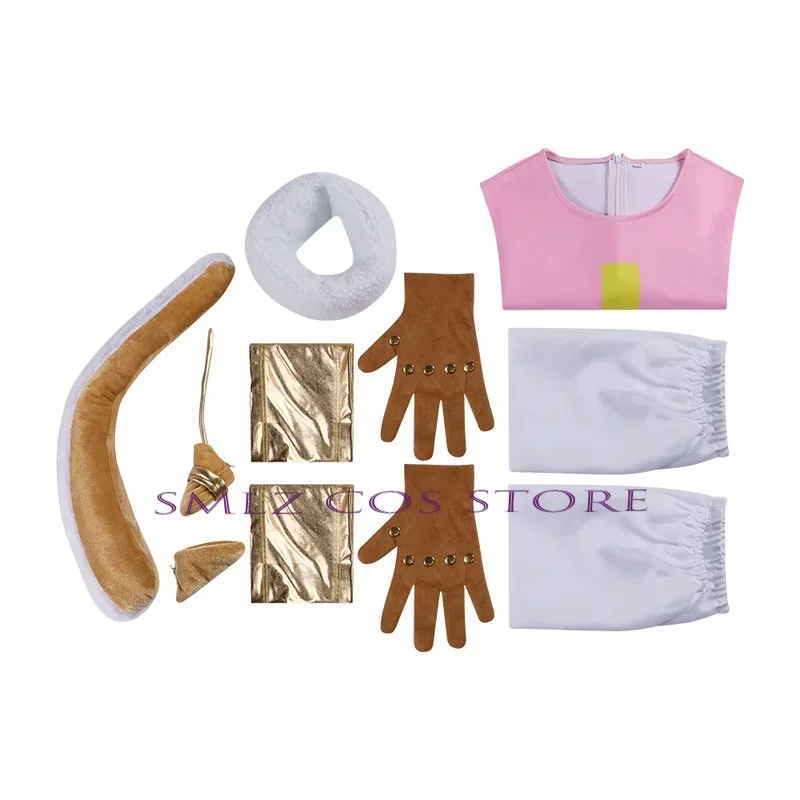 Atlas Cosplay Anime Pirate Costume Kids Girls Fantasy Dress Tail Outfit Set Halloween Party Role Play Prop per donna