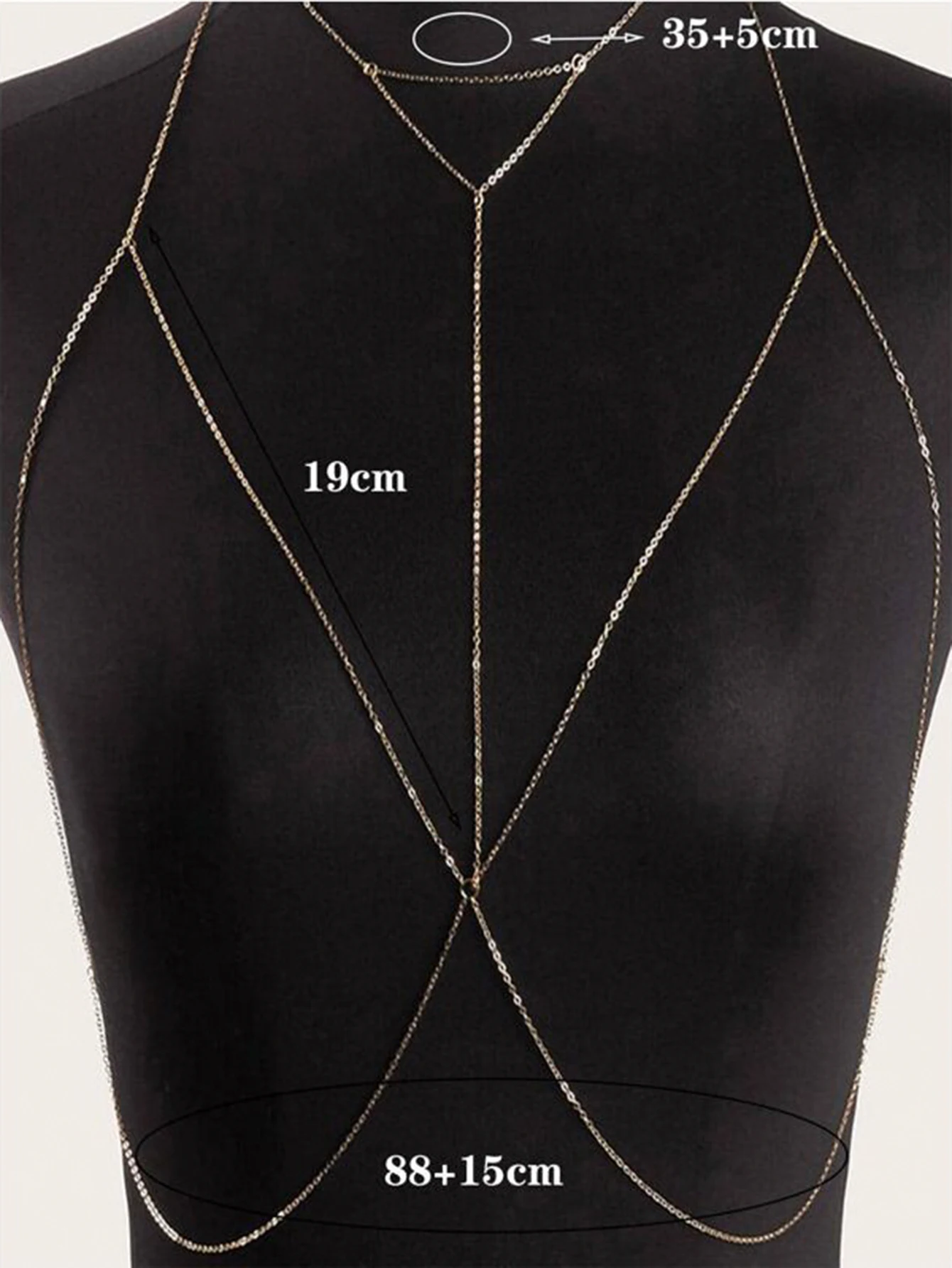 New Fashion Accessories Summer Sexy Body Chain New Personality Girl Chest Chain