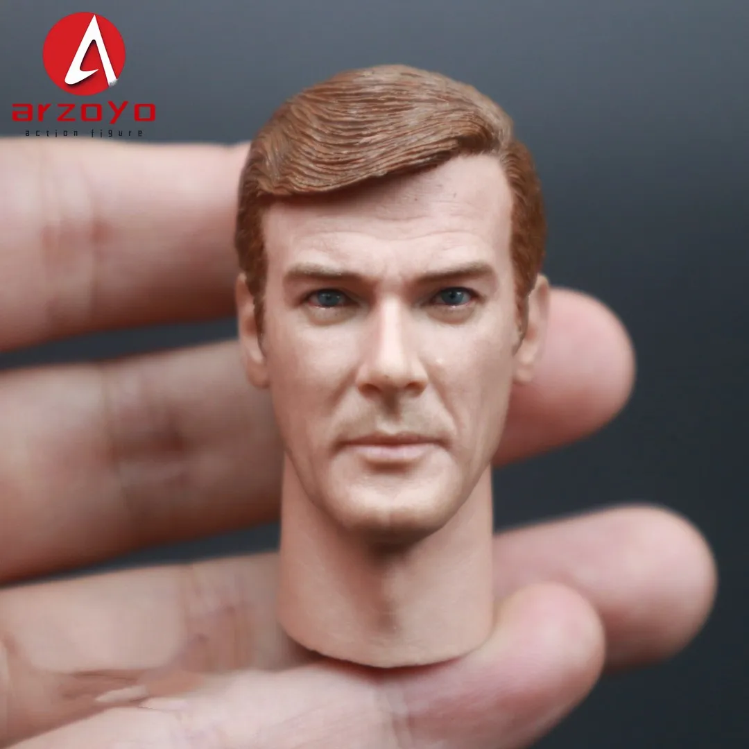 IN VOORRAAD 1/6 Britse Infanterie Mannelijke Soldaat Head Sculpt Carving Leger Model Fit 12 ''Soldaat Action Figure Body poppen