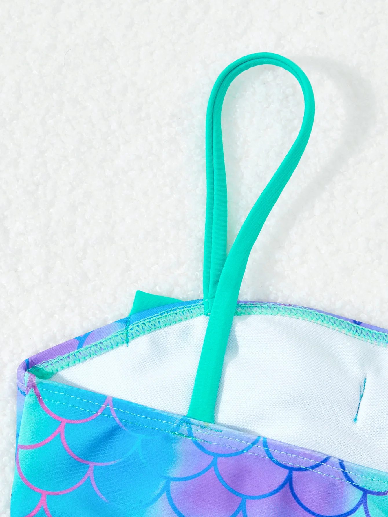 الفتيات 3 حزمة حورية البحر العصابة عالية الخصر بيكيني مع التنانير الاطفال ملابس السباحة 4-7 سنوات ملابس سباحة للأطفال 2025 طفل ثوب السباحة #5