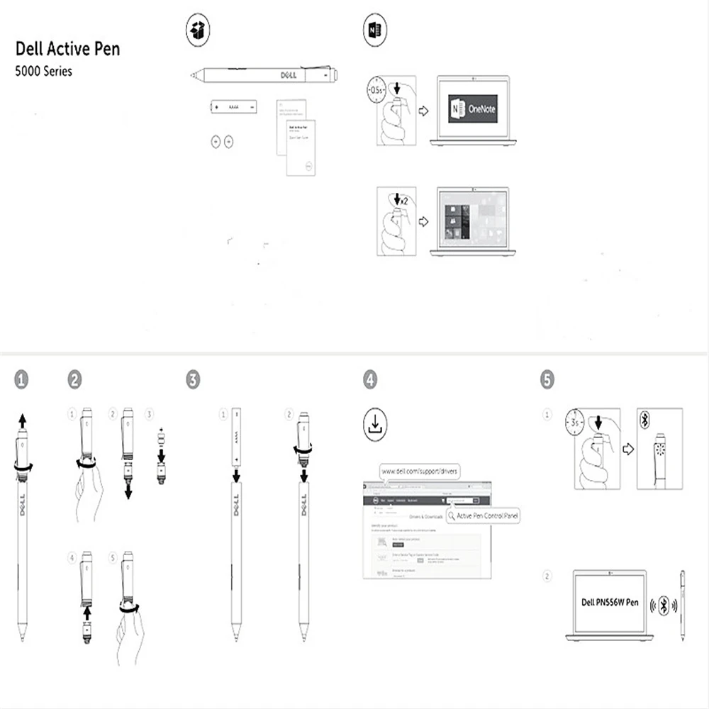 Imagem -04 - Caneta Stylus para Dell Latitude 5285 5289 5290 5300 5310 7200 7210 7285 7389 9410 9510 Xps 9365 9575 Tablet em Pn557w